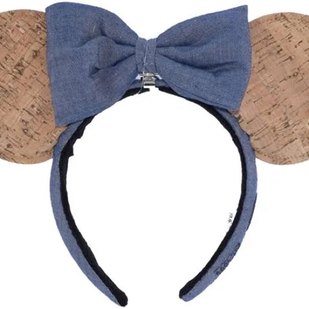 Disneyland Cork Pin Ears with Removable Bow